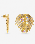 Calypso Palm Crystal Earring,Earrings, Sassy Jones,
