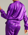 The Flo Signature Silk Jogger Jacket,Clothing, Sassy Jones,