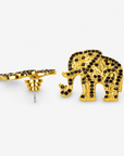 Ibiza Crystal Studs - Black,Earrings, Sassy Jones,