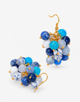 Makemba Lapis Azuli Dangles - Indigo Reign,Earrings, Sassy Jones,