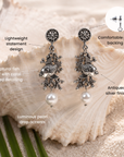Paloma Silver Angel Fish Dangles, Earring, Earrings, Sassy Jones,