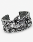 Paloma Silver Adjustable Angel Fish Cuff, Bracelet, Bracelets, Sassy Jones,