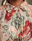 The Sorelle Silky Pleated Lounge Top