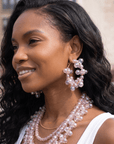 Alana Bubble Cloud Hoops - Pink,Earrings, Sassy Jones,