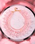 Alana Bubble Cloud Necklace - Pink,Necklaces, Sassy Jones,