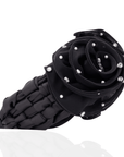 Angelique Ruffle Headband - Black,Headbands, Sassy Jones,