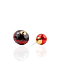 Caliope Double Studs - Crimson,Earrings, Sassy Jones,