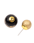 Caliope Double Studs - Golden Onyx,Earrings, Sassy Jones,