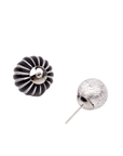 Caliope Double Studs - Silver Fox,Earrings, Sassy Jones,