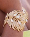 Calypso Palm Crystal Cuff,Bracelets, Sassy Jones,