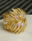 Calypso Palm Crystal Cuff,Bracelets, Sassy Jones,