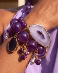 Chrysallis 2pc Stretch Stack - Grape Jelly,Bracelets, Sassy Jones,