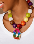 Chrysallis Agate Chunky Chain - Joyride,Necklaces, Sassy Jones,