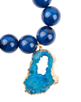 Chrysallis Agate Chunky Chain - Midnight Blue,Necklaces, Sassy Jones,