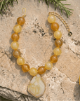 Chrysallis Necklace - Lemon Sorbet,Necklaces, Sassy Jones,