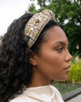 Claire Luxe Headband - Champagne,Headbands, Sassy Jones,