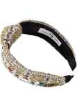 Claire Luxe Headband - Champagne,Headbands, Sassy Jones,