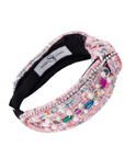 Claire Luxe Headband - Pink,Headbands, Sassy Jones,