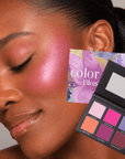 Color Bloom Blush Palette – Vibrant Multi Shade Blush Palette for Radiant Color,Beauty, Sassy Jones,