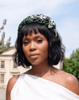 Evangeline Flutter Headband - Hunter Green,Headbands, Sassy Jones,