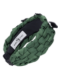 Evangeline Flutter Headband - Hunter Green,Headbands, Sassy Jones,