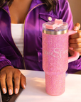 FREE 40oz Pink Sparkle Tumbler w/ $299+ Purchase Today,Home Decor, Sassy Jones,