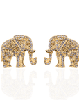 Ibiza Crystal Studs - Gold,Earrings, Sassy Jones,