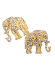 Ibiza Crystal Studs - Gold,Earrings, Sassy Jones,