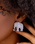 Ibiza Crystal Studs - Silver/Gold,Earrings, Sassy Jones,