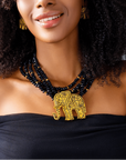 Ibiza Statement Chain - Black,Necklaces, Sassy Jones,