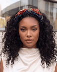 Ivy Garden Headband - Navy,Headbands, Sassy Jones,