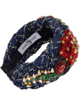 Ivy Garden Headband - Navy,Headbands, Sassy Jones,