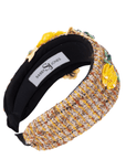 Ivy Garden Headband - Sunflower Yellow,Headbands, Sassy Jones,
