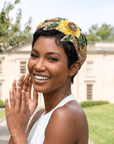 Ivy Garden Headband - Sunflower Yellow,Headbands, Sassy Jones,
