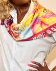 Leo Luxe Scarf 33" x 33",Scarves, Sassy Jones,