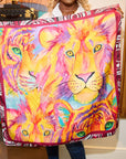 Leo Luxe Scarf 33" x 33",Scarves, Sassy Jones,