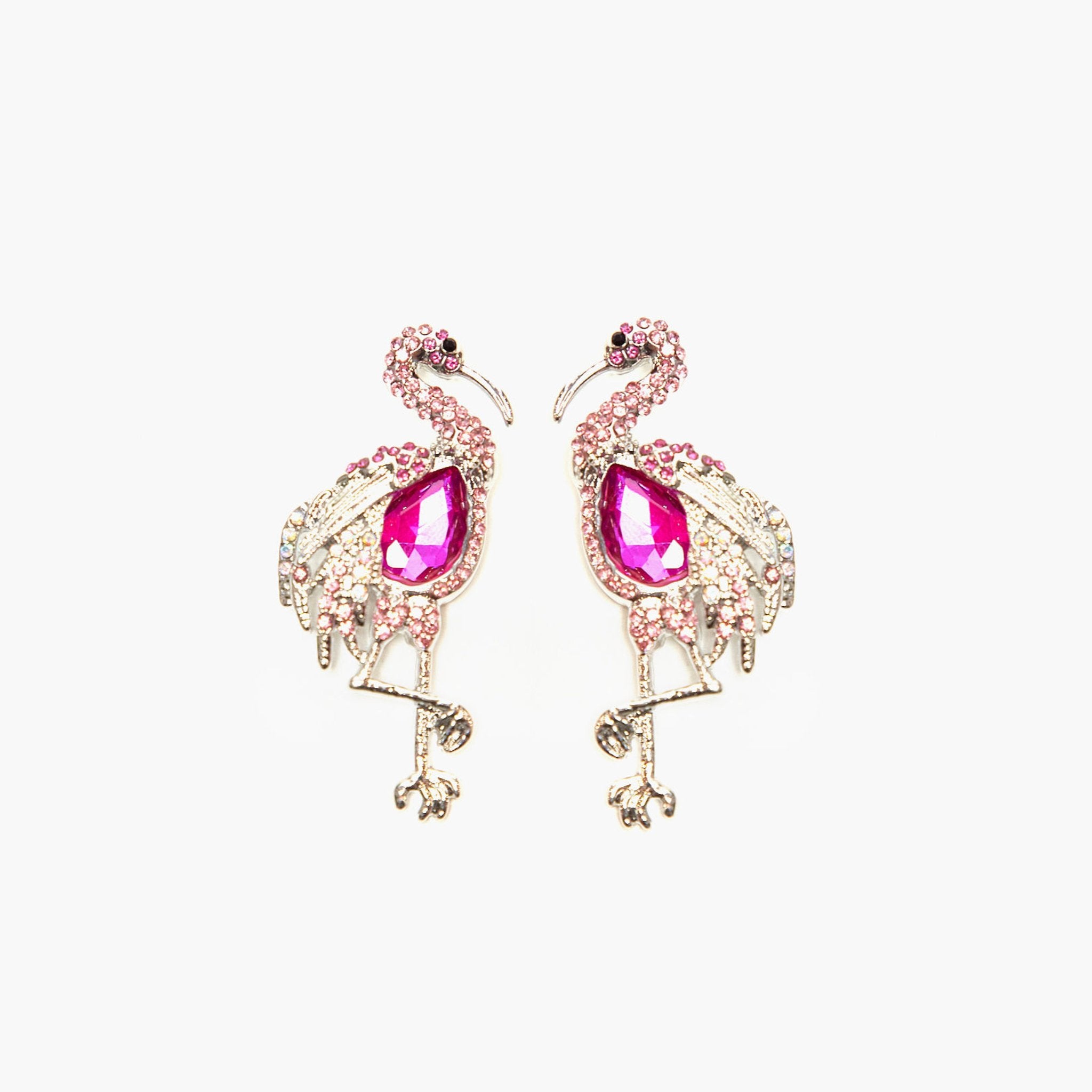 Lola Earrings - Flamboyant Flamingo - Sassy Jones