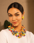 Lovebug 18k Brooch Bib - Carnivale,Necklaces, Sassy Jones,