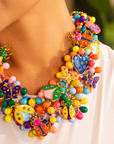 Lovebug 18k Brooch Bib - Carnivale,Necklaces, Sassy Jones,