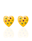 Lovebug 18k Studs - Carnivale,Earrings, Sassy Jones,