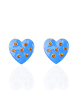 Lovebug 18k Studs - Paradise Blue,Earrings, Sassy Jones,
