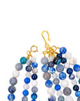Makemba 2 - in - 1 Lapis Azuli Statement Chain - Indigo Reign,Necklaces, Sassy Jones,