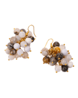 Makemba Botswana Agate Dangles - Ivory Estate,Earrings, Sassy Jones,