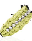Mariposa Crystal Knot Headband - Yellow,Headbands, Sassy Jones,