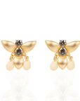 Mischa Honey Sparkle Dangles,Earrings, Sassy Jones,