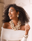 Mischa Honey Sparkle Dangles,Earrings, Sassy Jones,