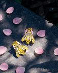Miss Beasley Statement Earrings - Crystallique,Earrings, Sassy Jones,