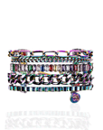 Miss Youniverse Bracelet - Rainbow Rhodium,Bracelets, Sassy Jones,