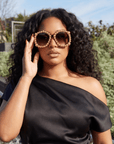 Monroe Gold Studded Sunglasses,Glasses, Sassy Jones,