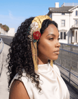Ophelia Woven Headband - Mustard,Headbands, Sassy Jones,